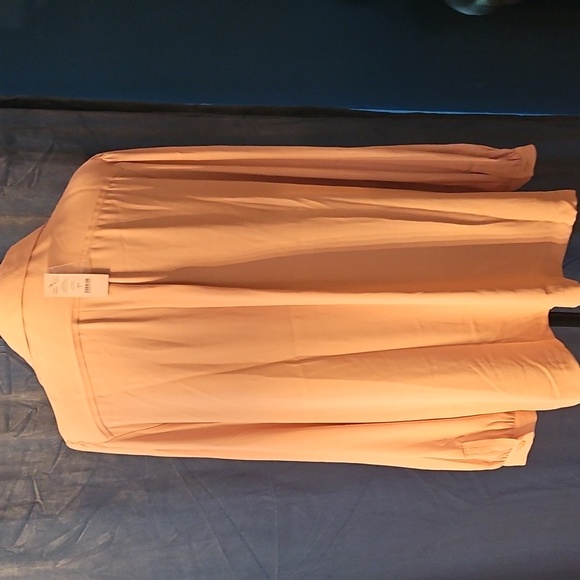 White House Black Market - Size L - Rose Smoke LS Pocket Soft Shirt - Picture 3 of 7